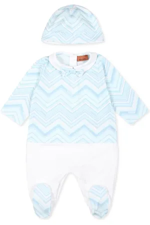 Missoni Zigzag-print babygrow and beanie hat set