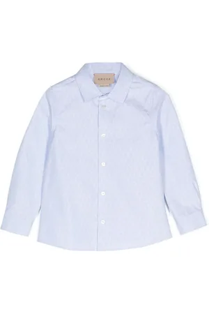 Gucci Logo-jacquard cotton shirt