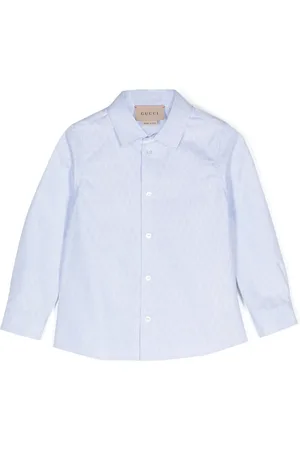 Gucci Logo-jacquard cotton shirt