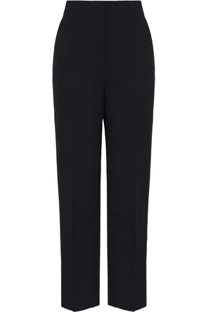 Giorgio Armani High-waisted wool trousers