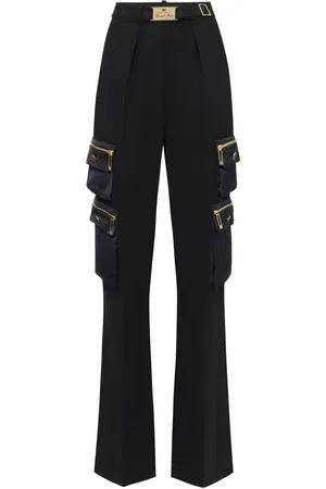 Elisabetta Franchi Belted straight trousers