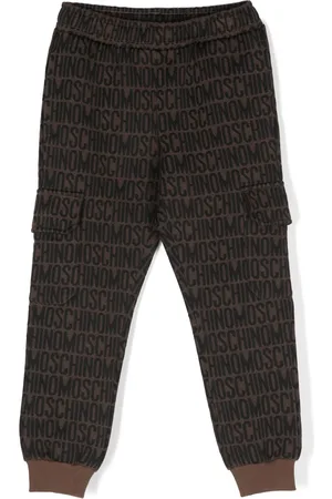 Moschino Logo jacquard track pants