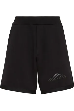 Dsquared2 Logo-embossed elasticated-waist track shorts