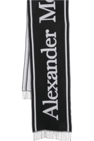 Alexander McQueen Logo-intarsia scarf