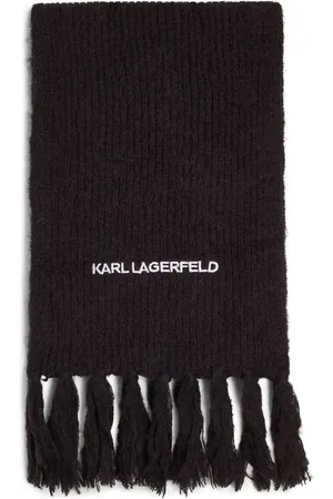 Karl Lagerfeld Essential knitted scarf
