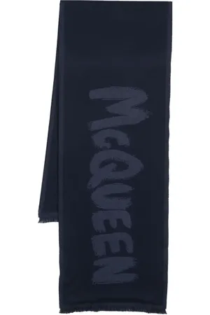 Alexander McQueen McQueen graffiti scarf