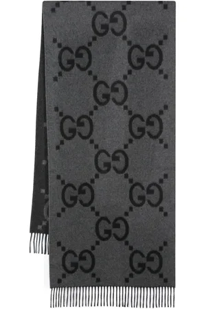 Gucci GG-jacquard cashmere scarf