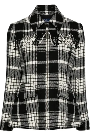 Ralph Lauren Fringe-trim wool jacket