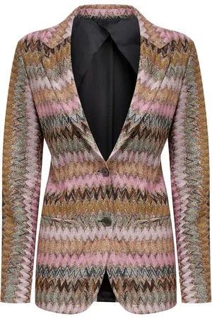 Missoni Chevron-knit blazer