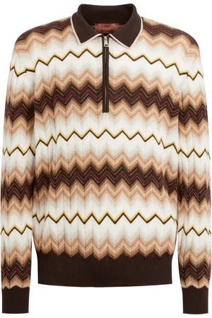 Missoni Zigzag long-sleeve polo shirt