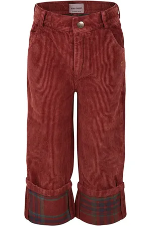 Bobo Choses Logo-embroidered trousers