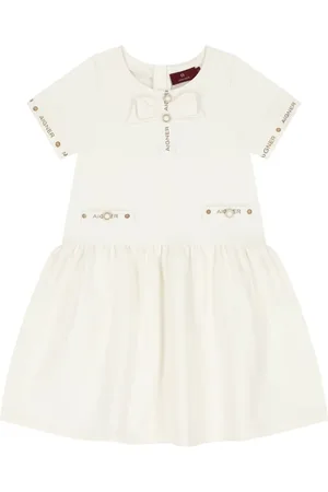 Aigner Logo-print pearl-embellished dress