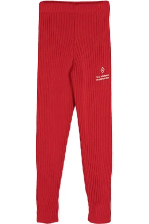 The Animals Observatory Crow knitted leggings
