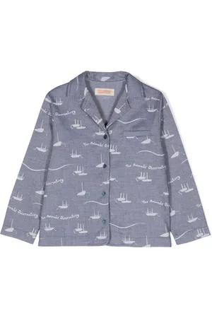 The Animals Observatory The Kangaroo boat-print shirt