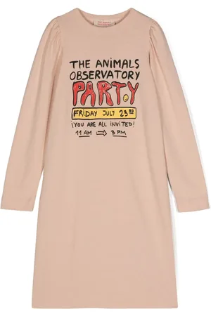 The Animals Observatory Graphic-print mini dress