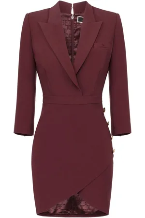 Elisabetta Franchi Buttoned coat dress