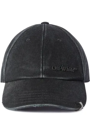 OFF-WHITE Appliqué distressed cap
