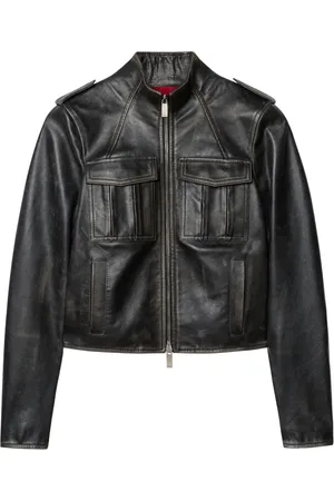 OFF-WHITE Vintage Lea leather jacket