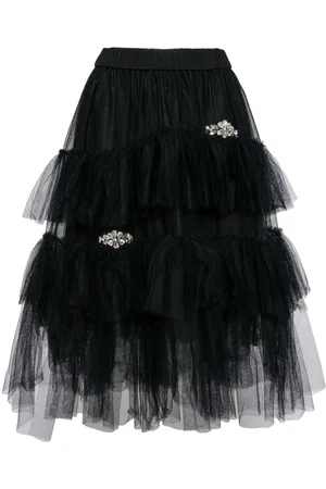 Simone Rocha Tiered tulle skirt
