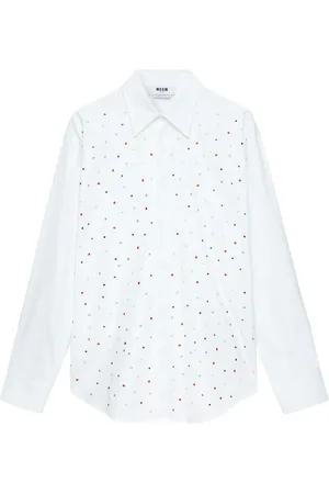 Msgm Stud-embellished shirt
