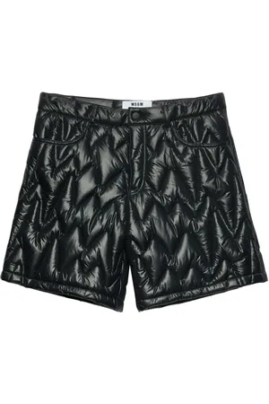 Msgm Appliqué quilted shorts