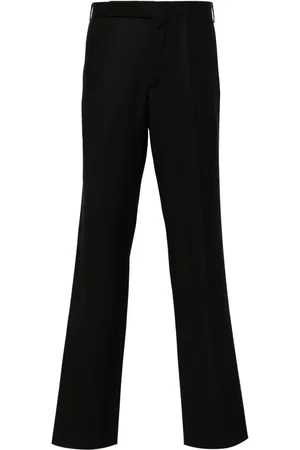 LARDINI Pressed-crease trousers