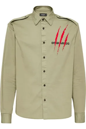 Dsquared2 Logo-print poplin shirt