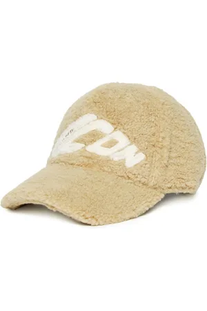 Dsquared2 Icon faux-shearling baseball cap