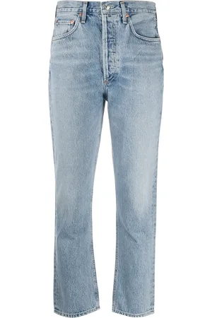 AGOLDE Cropped skinny-fit jeans