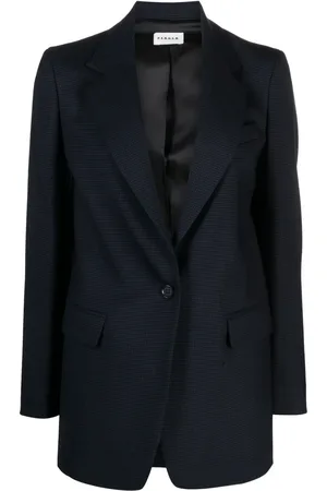 P.A.R.O.S.H. Stretch-wool houndstooth blazer