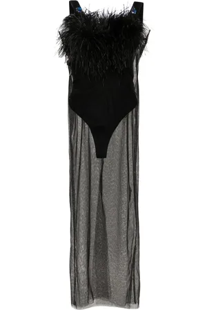 LOULOU Crystal-embellished maxi dress