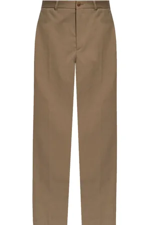 Giorgio Armani Straight-leg cotton trousers