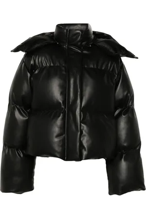 Stella McCartney Faux-leather puffer jacket