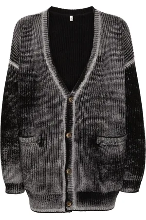 R13 Faded-effect cardigan