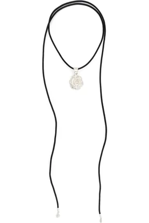 MAGDA BUTRYM Rose leather choker