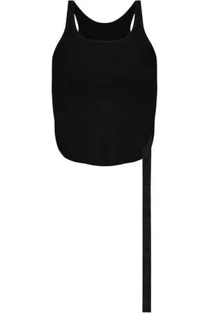 Rick Owens Asymmetric cotton cropped top