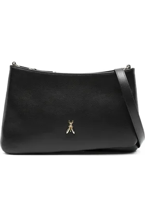 Patrizia Pepe Fly-logo leather shoulder bag