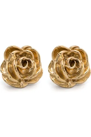 MAGDA BUTRYM Rose silver earrings