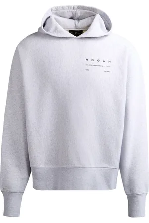 Hogan Logo-print cotton hoodie