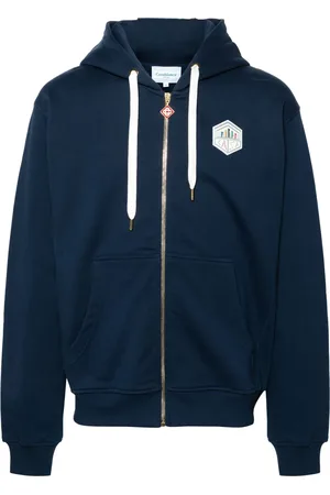 Casablanca Rubberised-logo hoodie