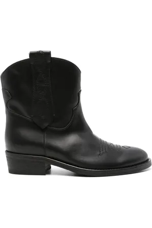 Via Roma Leather ankle boots