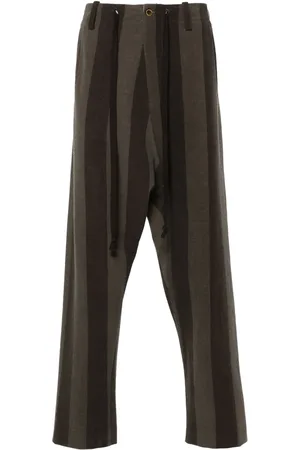 UMA WANG Striped trousers