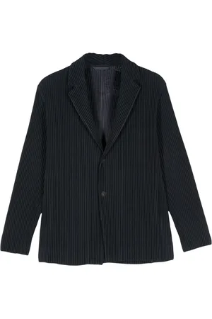 Issey Miyake Pliss??-effect blazer