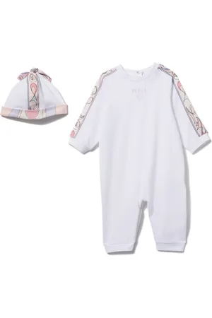 PUCCI Junior Marmo-trim babygrow set