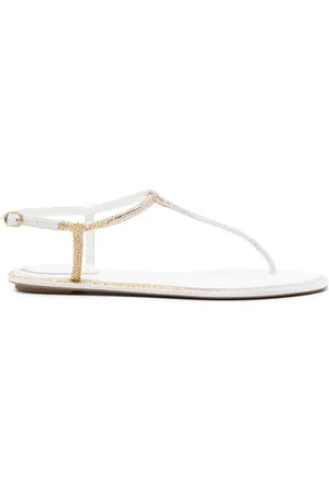 RENE CAOVILLA Rhinestione-embellished sandals