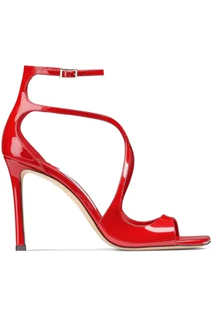 Jimmy Choo 95mm Azia leather sandals