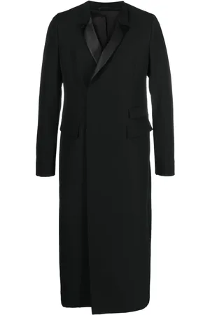 SAPIO Double-breasted wool midi coat