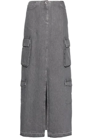 Patrizia Pepe Logo-plaque maxi skirt