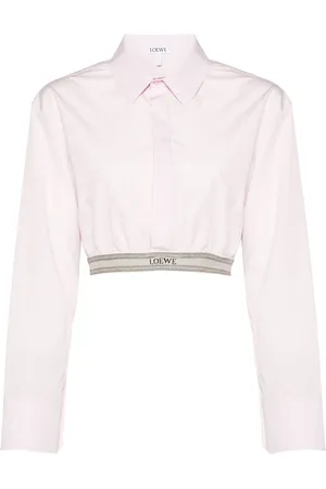 Loewe Cropped poplin shirt