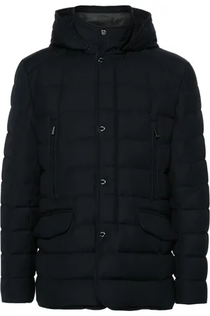 MOORER Hooded puffer jacket